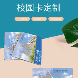 非接触式CPU校园卡图书馆食堂一卡通 幼儿园接送智能学生人像卡