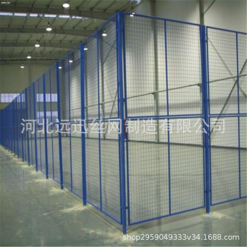 车间仓库隔离网 防护栏铁丝网钢丝栅栏厂房隔断围栏 机器安全围网