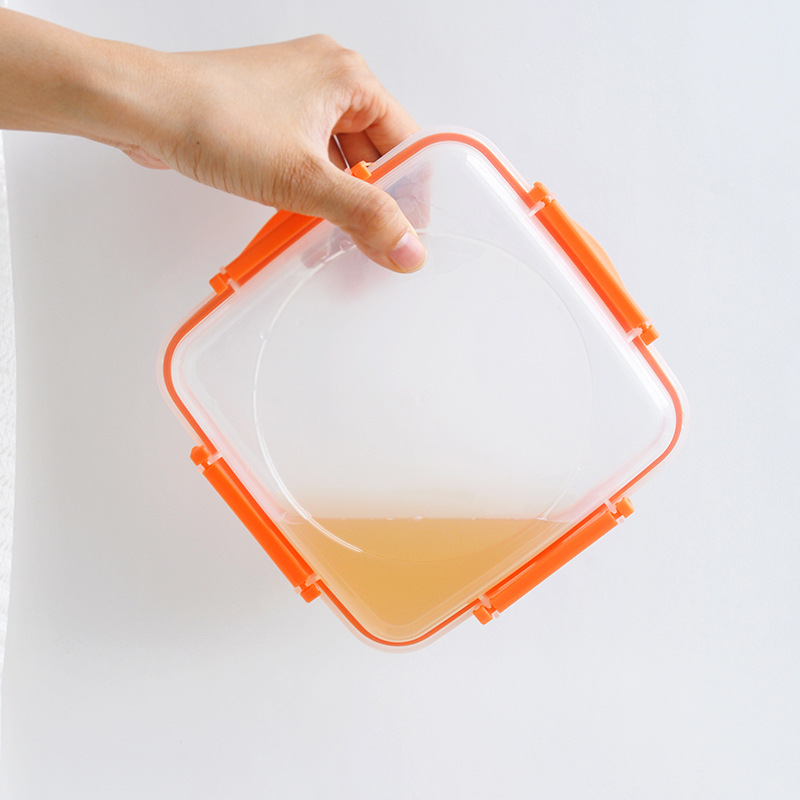 Sándwich caja de almuerzo de grado alimenticio pan crujiente sushi bola de arroz desayuno tostadas caja de embalaje al aire libre microondas