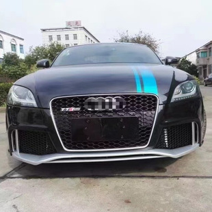 Suitable for 08-14 Audi Tt Rs Surround Front Bumper Center Grille Large Surround Appearance Parts Upgrade and Modification