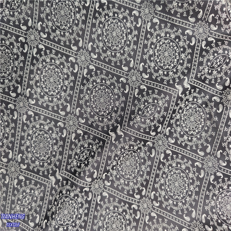 GH-10017#订秋冬色织黑色提花 时装女装西装外套连衣裙手袋手作布