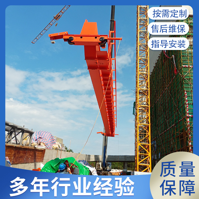 生活垃圾处理行吊桥式双主梁抓斗起重机10T双梁抓斗行车5吨垃圾吊