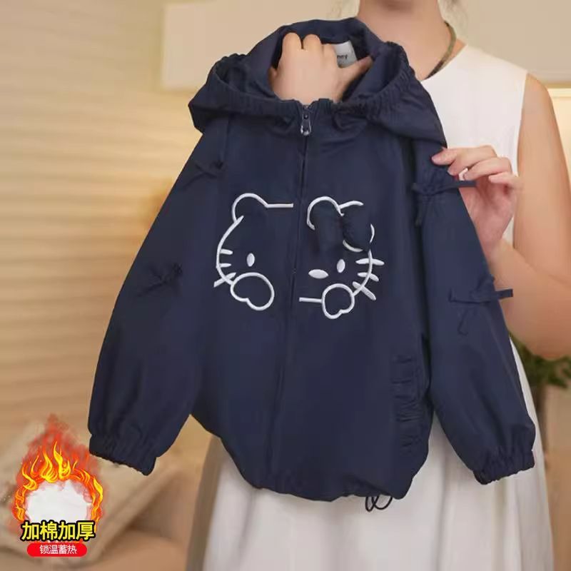 Girls' Coat Spring and Autumn 2026 New Fashionable Children's Hooded Jacket Girls' Clothing Windbreaker Sports Top