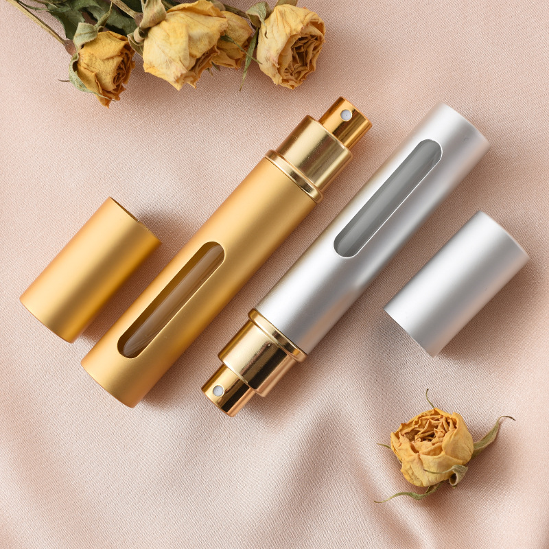 2ml5ml10ml ultrafino spray perfume sub-botella hidratante botella cosmética portátil de viaje muestra botella de prensa