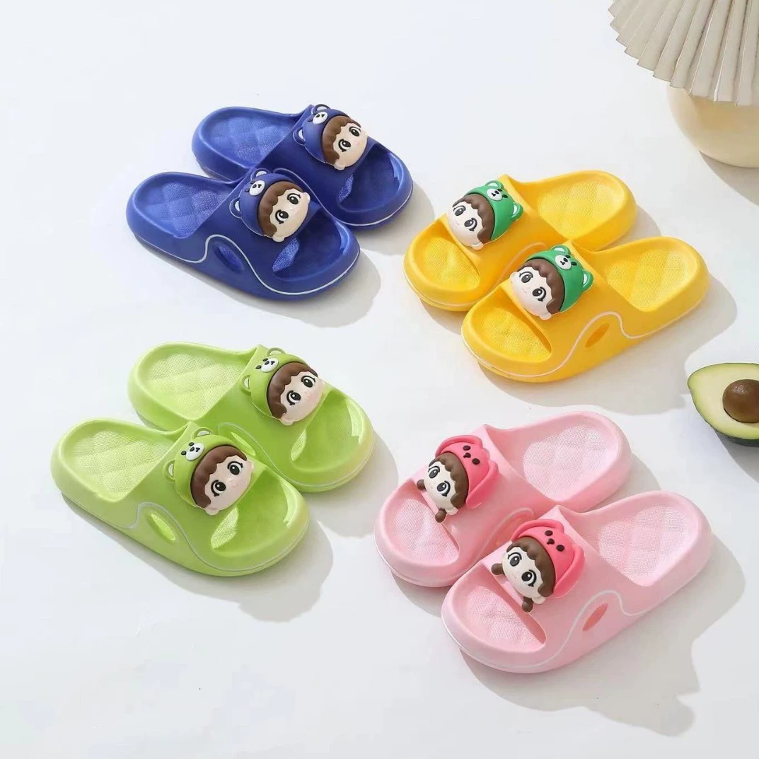 Мультяшный большой мальчик новый модный удобный мягкий, нескользящий, воздухостойкий и износостойкий повседневный дом детские тапочки оптом