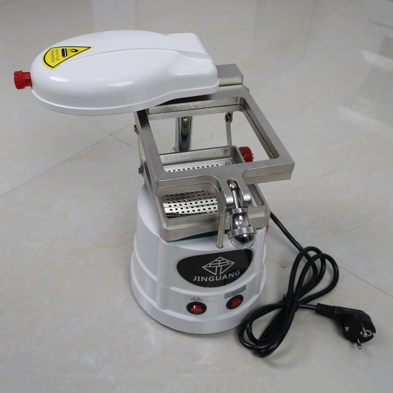 Máquina de conformación al vacío dental, máquina de prensado de película dorada, máquina de prensado de molde blanco dental, máquina de conformación de bola de acero para retenedor image 4