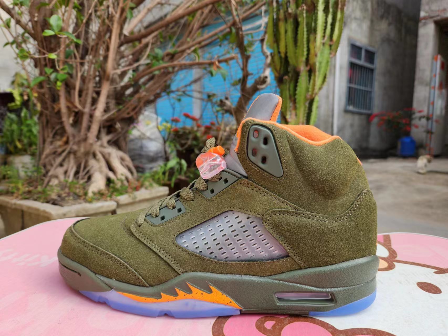 Zapatos Pitian puros AJ5 zapatos de hombre cómodos ociosos amortiguadores antideslizantes zapatos de mujer pareja zapatos de baloncesto retro fábrica directa image 41