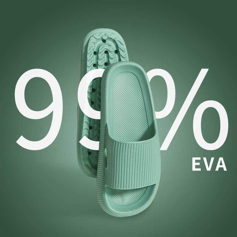 Zapatillas antideslizantes para mujer Verano hogar Baño antideslizante fondo grueso hogar zapatillas de hombre para verano al aire libre desgaste al por mayor