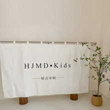 服装店遮挡布档口橱窗防尘盖布女装店衣架挡布防尘布罩围挡布跨境