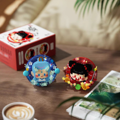 潮楽創神話悟空魔哪童吒互換レゴ教育玩具漫画フィギュアおもちゃギフト