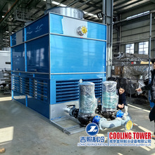 供应上海苏州闭式冷却塔不锈钢钢板冷水塔中频炉降温冷却水塔