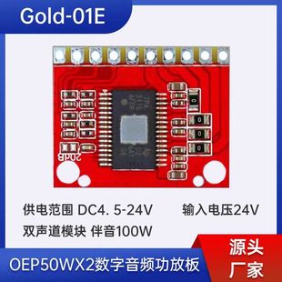 2-Way Digital Power Amplifier Board Two-Channel Power Amplifier Board Power Amplifier Board Oep50Wx2 100W Tpa3116