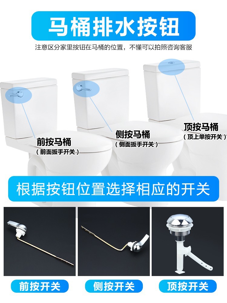 4TXN批發大口徑3寸排水加粗10厘米連體馬桶水箱配件 座便器上下水