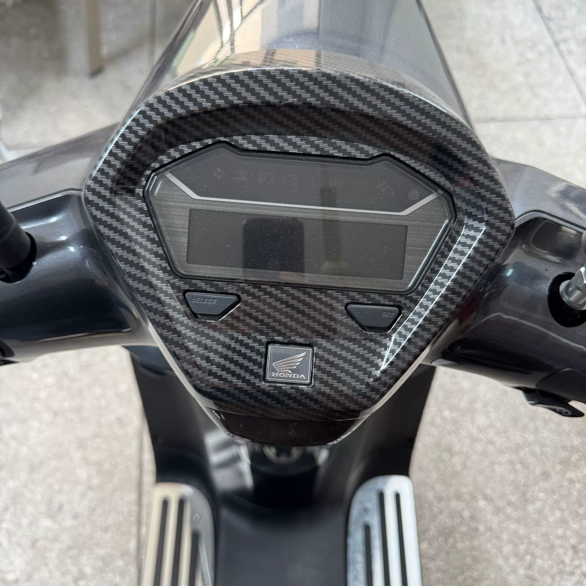 Для Giorno125 приборной панели крышки воды в углерод печать