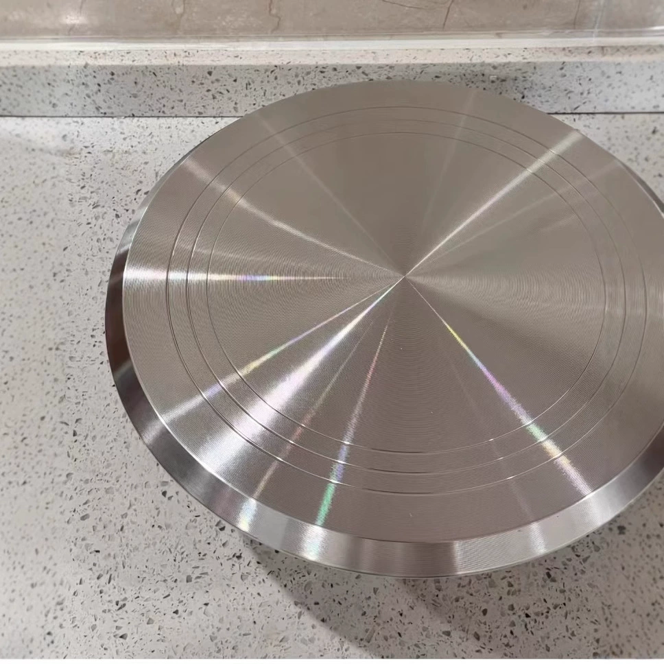 Инструмент для выпечки для украшения торта поворотный стол 10 дюймов 12 дюймов из алюминиевого сплава противоскользящий торт поворотный стол