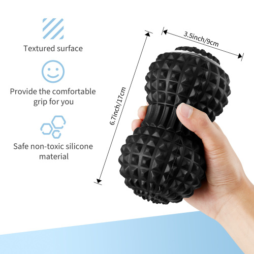 Cross-border electric peanut ball deep muscle massage ball yoga fitness muscle relaxation fascia ball silicone ball