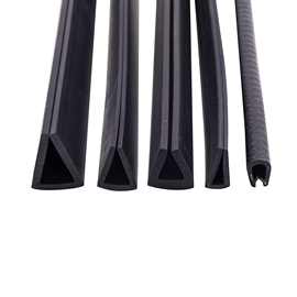 汽车门U型防撞装饰条隔音橡胶包边条机械设备封边边缘防护密封条