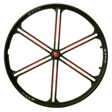 廠家批發29寸鎂合金一體輪折疊死飛電動自行車輪轂自行車配件