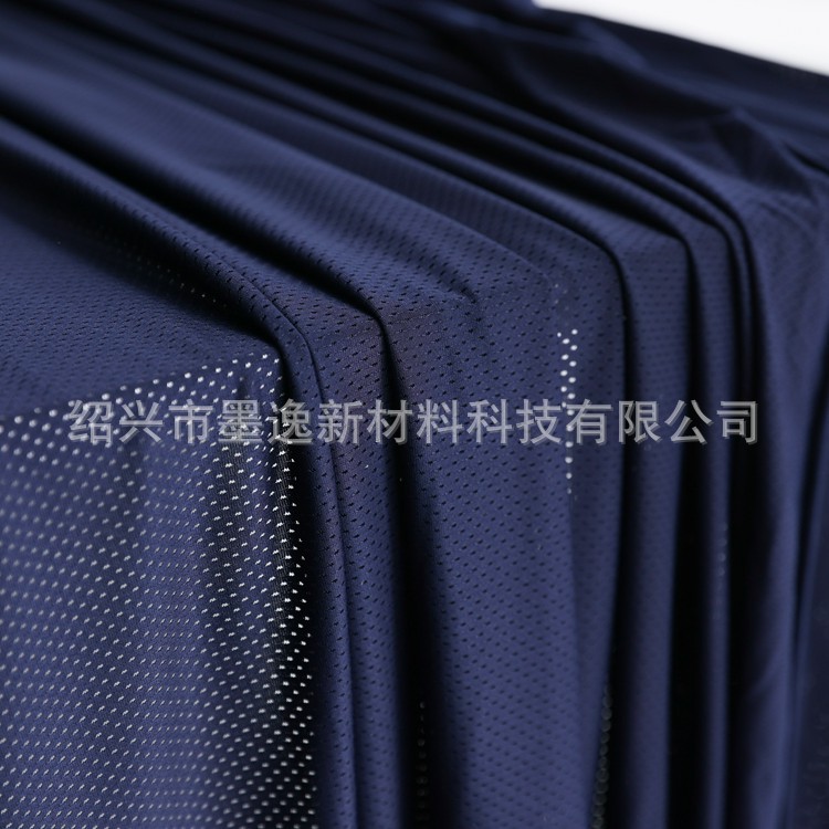 现货米样涤氨冰丝蝴蝶网布面料 弹力针织面料