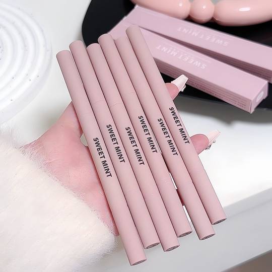 sweetmint meniscus double head lying silkworm pen eyeliner mother lying silkworm shadow highlight cream 2 in 1