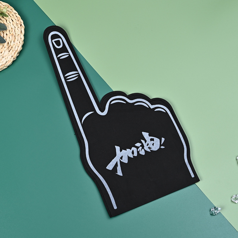 Suministro directo de fábrica Eva Palma porristas aplaudiendo mano alegría apoyos guantes de espuma guantes de dedo