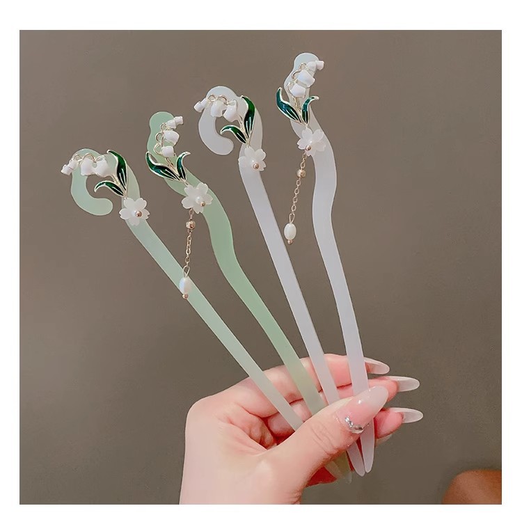 Nuevo estilo chino antiguo clip de cabello para mujeres acristaladas clip de brillo de brillo de alto nivel nuevo estilo chino clip de cabello simple clip