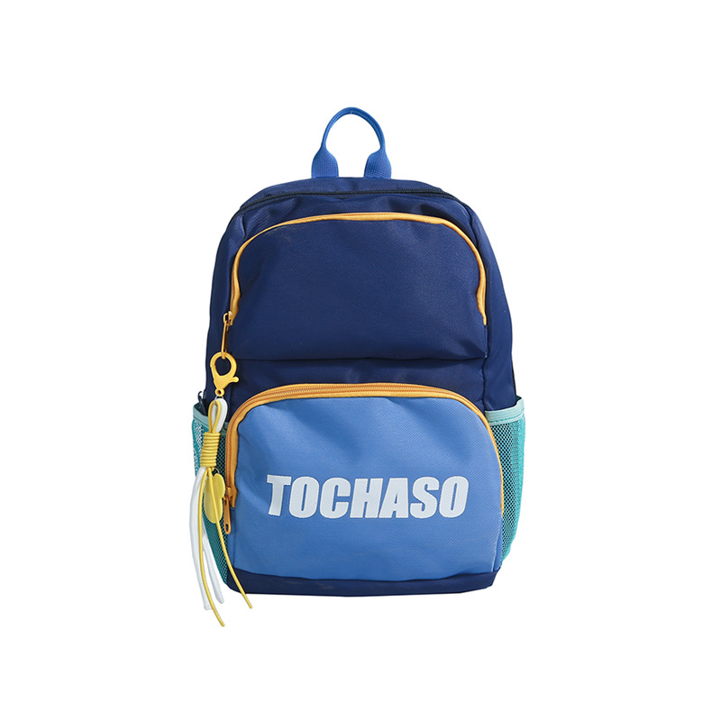 Mochila de moda para niños y niñas en contraste, letras de estilo occidental, mochila escolar de escuela primaria de gran capacidad, nueva mochila para niños transfronteriza