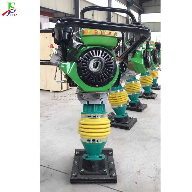 Hammer dinámico del pavimento concreto mecánico de la fundación del PDA del apisonador vertical del impacto de la gasolina HCR80