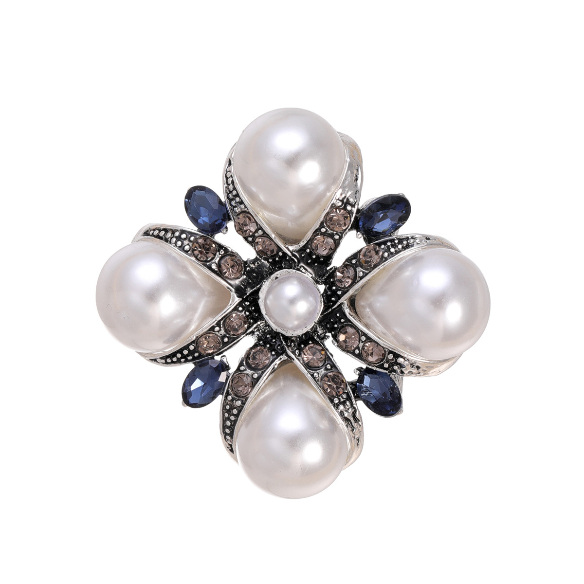 Hot Selling Brooch Cross Brooch Retro Baroque Corsage Versatile Clothing Corsage Jewelry Pin