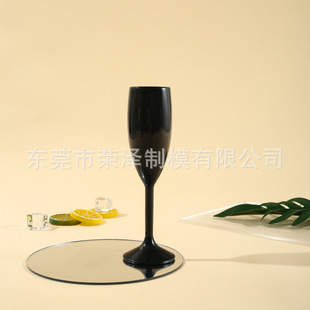 Colorful Plastic Goblet Party Acrylic White Wine Glass Beverage Utensils Wine Glass Plastic Champagne Glass Printed Logo
