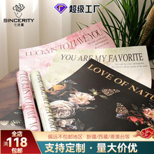 七色堇熙梦花园油画风包花纸花艺包装高级感牛皮礼物鲜花包装纸