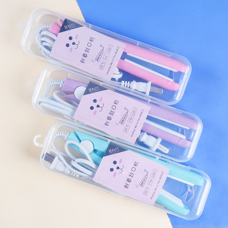 Household mini sealing machine Snowflake Nougat hand-pressed convenient baking plastic packaging bag small bag sealing machine