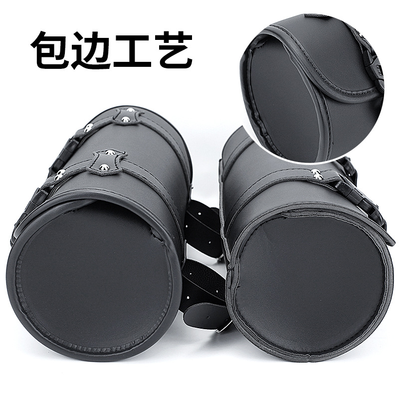 Motorcycle Retro Carbon Fiber Pattern Front Bag Electric Vehicle Motorcycle Bag Motorcycle Motorcycle Travel Supplies Front Tool Bag