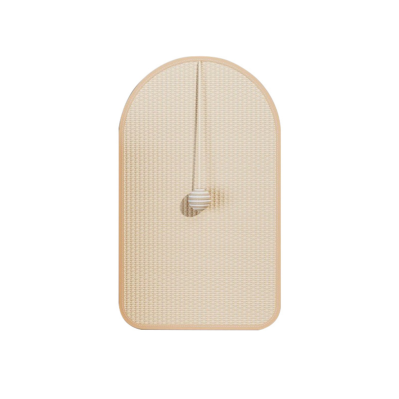 Juguetes para gatos resistentes al desgaste y a la captura, suministros para mascotas, artefactos de muebles anti-agarre al por mayor, almohadillas de agarre para gatos de sisal ovaladas de alta calidad