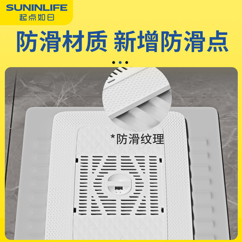 Squat toilet cover, toilet sealing cover, anti-odor blocker, bathroom universal baffle, squat pit cover, squat toilet cover