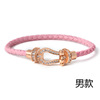 Trend bracelet, European style, micro incrustation, three colors, wholesale