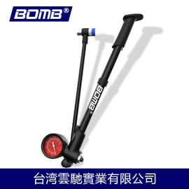 BOMB前叉打气筒山地车避震器后胆专用高压400psi直供铝制便携式