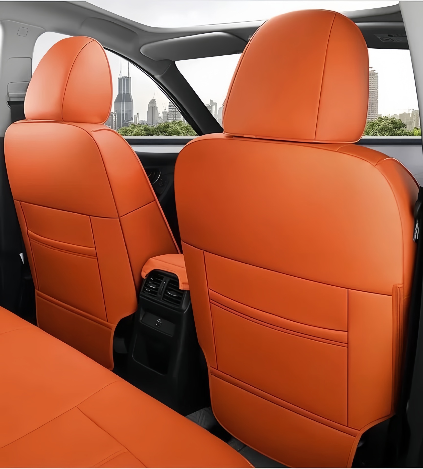 Nissan Qashqai X-Trail Glory Murano Car Seat Covers Full Leather Seat Covers Universal for All Seasons Seat Cushion Covers