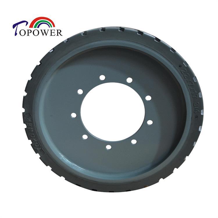 工程机械轮胎/登高车轮/粘接式实心胎/22x7x17.75