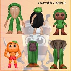抖音で話題の山海経木製棒人形子供のおもちゃフィギュアモデルクリエイティブおもちゃブラインドボックスフィギュア卓上飾り