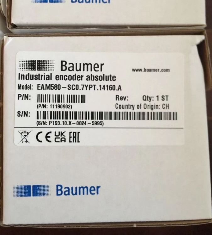 瑞士Baumer运动控制传感器EAM580-SC0.7NC6.14180.A堡盟