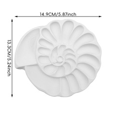 跨境新款 菊石颜料调色板 美术画画调色盘便捷首饰整理器塑料工具