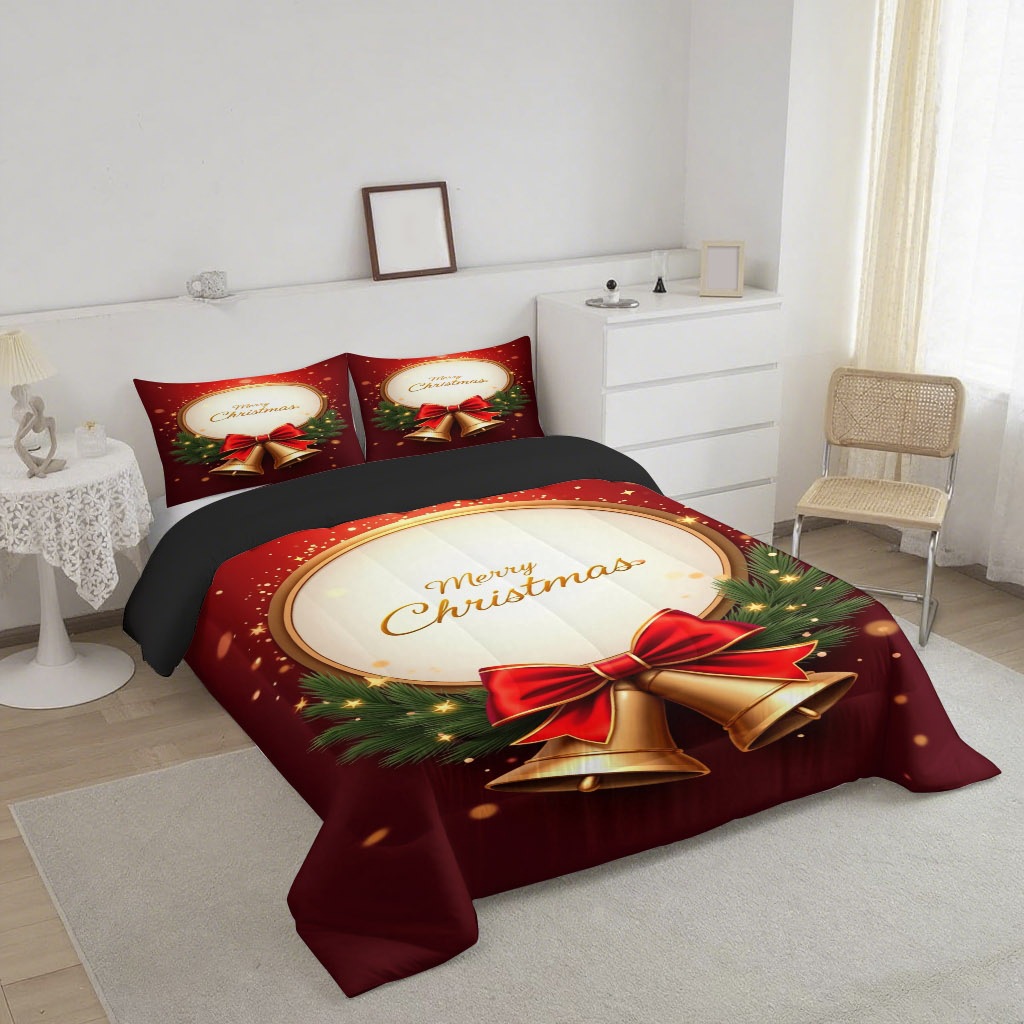 TEMU / JIT nuevo producto de impresión digital 3D de Navidad 180gms fuente de fabricantes de edredones