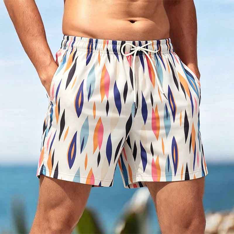 Men's Clothing Men's 3D Sports Shorts Summer Trendy Printed Casual Versatile Straight Leg Pants For Formal & Casual_viptrois.com