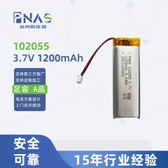 上海化学工業院102055ポリマーリチウム電池3.7v 1200mah核放射検出器長条電池