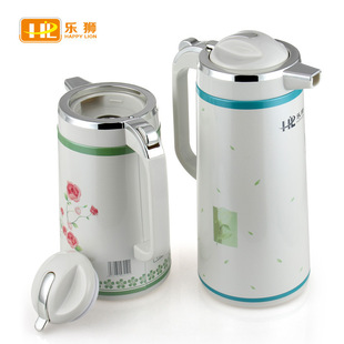 Household Printed Thermos Bottle with Glass Liner, Thermos Flask, Hot Water Bottle, Hot Water Jug 1L-1.9