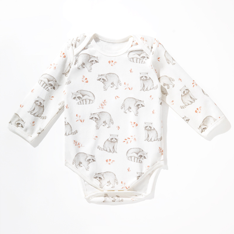 Vaina de algodón puro bebé clase un jersey de manga larga bebé tocando fondo interior mono transfronterizo al por mayor de una sola pieza de entrega