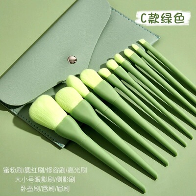 柔软10支化妆刷套装全套眼影刷腮红散粉遮瑕刷初学者美妆工具|ms