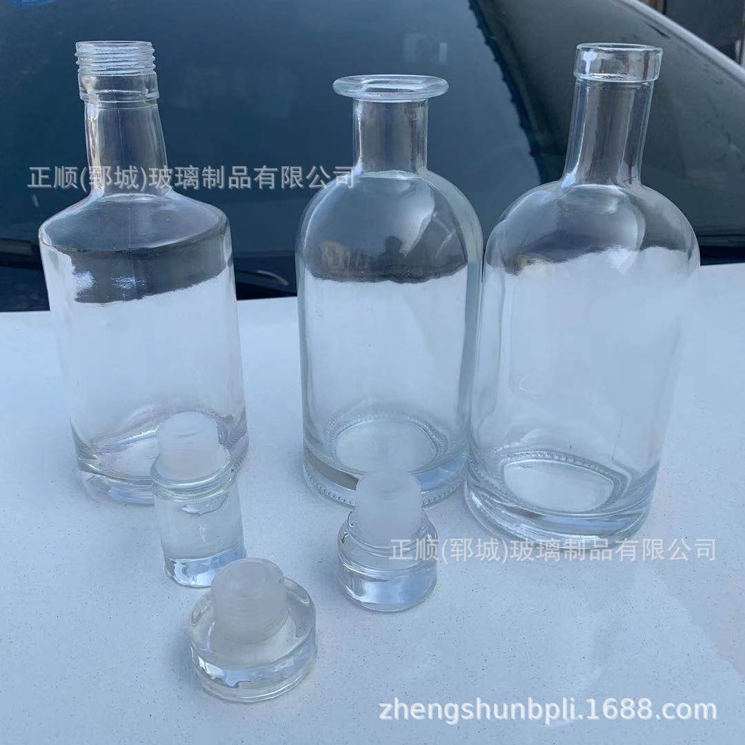 晶白料玻璃瓶 500ml酒瓶 白酒瓶 果酒瓶