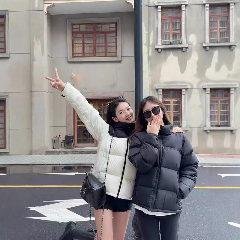 Putian High Version Beijia Face 1996 Men's and Women's Embroidered down Jacket American Version Couple's Bread Jacket Windproof and Waterproof Jacket